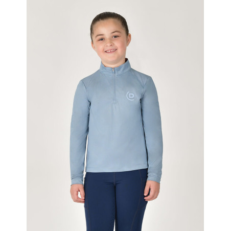 Haut d'équitation Dublin respirant manches longues enfant