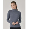 Haut Weatherbeeta manches longues 1/2 Zip femme Copper - Bleu ardoise