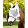 Masque anti-mouches Weatherbeeta Hybrid Seasons - Blanc / bordeaux