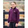 Pullover polaire Dublin 1/4 Zip enfant - Violet pourpre