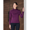Top d'équitation manches longues Dublin respirant femme - Violet pourpre