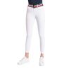 Pantalon de compétition Tommy Hilfiger Equestrian Geneva femme grip genoux - Blanc optique