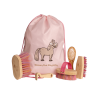 Sac à Brosses Set Sammy kids Grooming Deluxe by Kentucky - Vieux rose