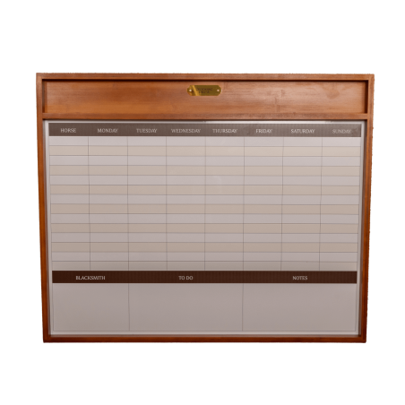 Tableau d'écurie magnétique avec cadre Grooming Deluxe by Kentucky