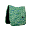 Tapis de selle Kentucky Velvet Dressage Printing - Vert / bleu marine