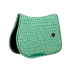 Tapis de Selle Velours Kentucky Imprimés - Vert / blanc