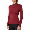 Base Layer Equestrian Stockholm Air Breeze Sunshirt femme - Bordeaux