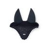 Bonnet anti-mouches Equestrian Stockholm anti-bruit - Marine argent