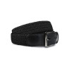 Ceinture tressée Equestrian Stockholm Daily - Noir edition