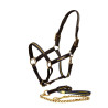 Licol et longe en cuir Equestrian Stockholm chain - Nation suédoise