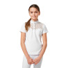 Polo de concours Equestrian Stockholm Cristal Champion Young Rider - Blanc