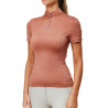 Polo UV Proction Equestrian Stockholm manches courtes femme - Coral