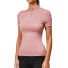 Polo UV Proction Equestrian Stockholm manches courtes femme - Rose
