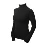 Pull col roulé tricoté Equestrian Stockholm femme - Noir édition