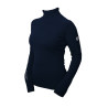 Pull col roulé tricoté Equestrian Stockholm femme - Midnight blue