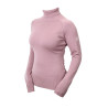 Pull col roulé tricoté Equestrian Stockholm femme - Rose
