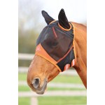 Shires Fine Mesh Fly Mask with Ears Black Shires Fine Mesh Fly Mask with Ears Black
