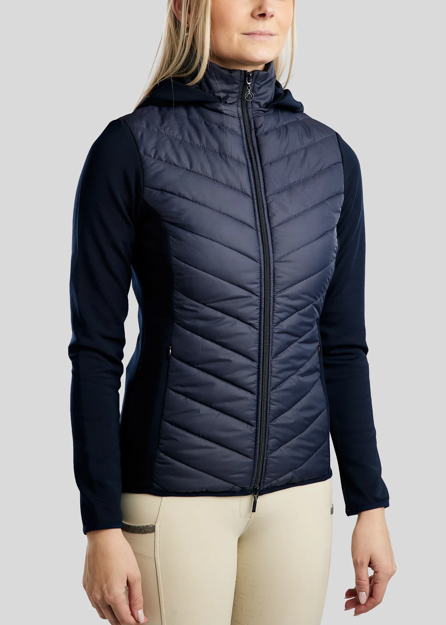 Veste hybride cristal Montar femme avec capuche détachable Marine Bleu marine Veste hybride cristal Montar femme avec capuche détachable Marine Bleu marine