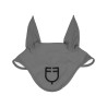 Bonnet anti-mouches Equestro cube stretch technical avec logo - Gris givré