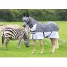 Couverture combo anti-mouches Tempest Original Zebra Shires - Zèbre