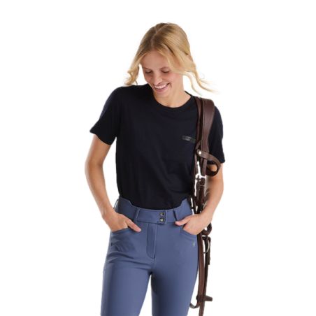 Tee-shirt d'équitation Horse Pilot en laine de Mérinos femme