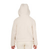 Sweat-shirt en polaire enfant fermeture éclair Equestro - Blanc antique