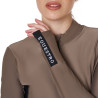Polo Technique d'Entraînement Femme Manches Longues Equestro - Walnut