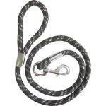 Laisse corde épaisse pour chien Marine / bordeaux / blanc