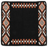Tapis navajo Westride by Franck Perret Dakota - Noir / marron