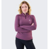 Polo 1/4 Zip Horseware hiver Strive femme - Violet céleste
