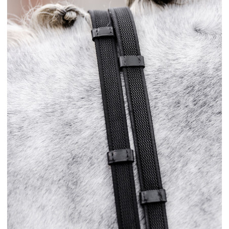 Rênes Horseware Continental grip caoutchouc