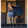 Couverture d'écurie Horseware Rhino Original Vari-Layer 250g - Noir / gris titane / bleu classique