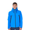 Blouson imperméable homme Equestro x FISE - Bleu de savoie