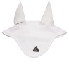 Bonnet anti-mouches Acavallo Sublime en Spandex avec patch logo en silicone - Blanc
