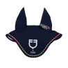 Bonnet Equestro x FISE avec liseré drapeau italien - Marine blazer