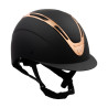 Casque unisexe Equestro Apocalypse coque mate EN 1384-2023 - Noir / rose gold