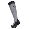 Chaussettes unisexes Equestro Basic en tissu technique - Asphalte / noir