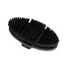Brosse Equestro flexible avec poils courts synthétiques - Noir