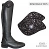 Empiècement pour bottes PRATONI Canter - Black strass