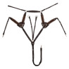 Collier de chasse Supreme 5 points - Marron foncé
