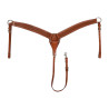 Collier de chasse western McBryan basket tooling - Noisette