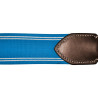 Collier chasse élastique Y Canter - Marron / bleu électrique