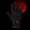Gants unisexes Equestro Ridertechnology - Noir