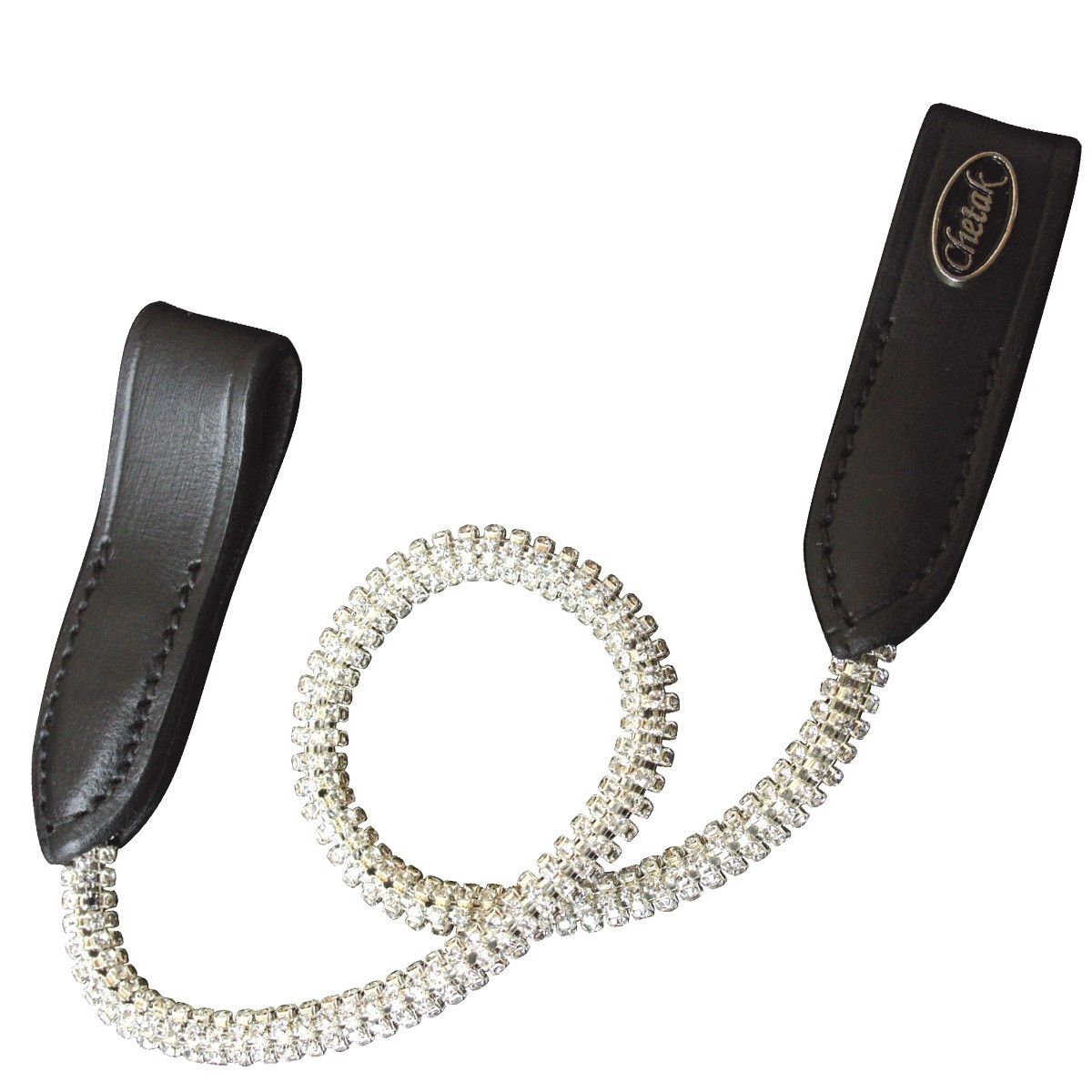 Frontal chaine crystal Chetak Marron Frontal chaine crystal Chetak Marron