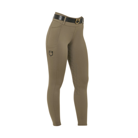 Legging femme Equestro taille haute avec passants de ceinture