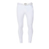 Pantalon d’équitation homme Equestro x FISE full grip - Blanc