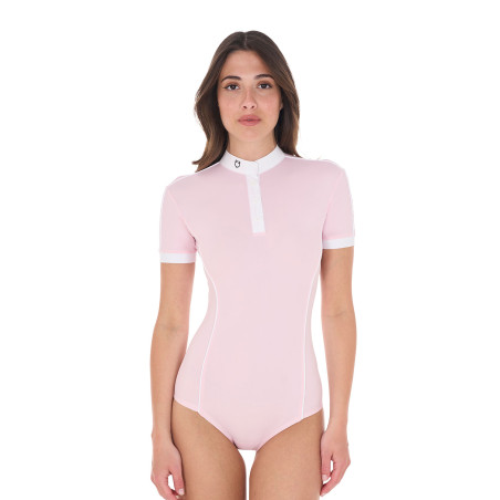 Polo body de concours Equestro femme manches courtes