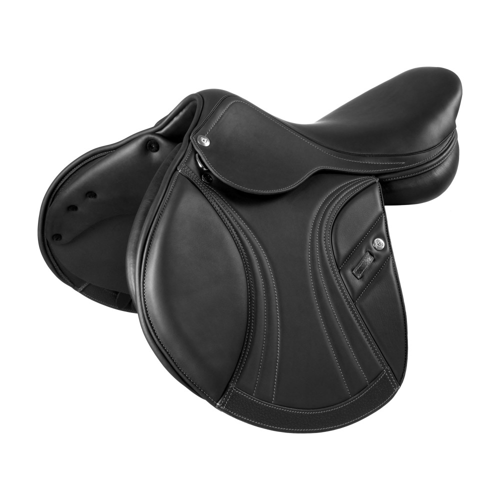 Selle De Dressage KGN International 18 Pouces - Cuir Marron, Modèle Stubben Siegfried