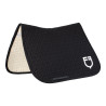Tapis de dressage Equestro matelassé cube - Noir