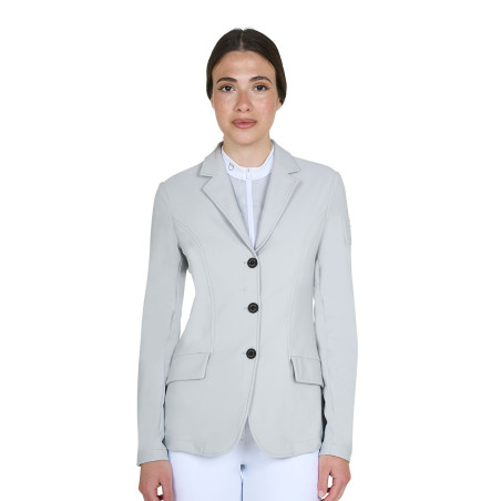 Veste de concours femme Equestro avec logo embossé